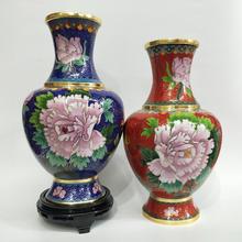 Chinese characteristics copper cloisonne vase office home crafts ornaments 2024 - buy cheap