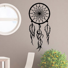 Pegatinas decorativas de estilo bohemio para pared, calcomanías de vinilo para el hogar, dormitorio, atrapasueños, 1ZM13 2024 - compra barato