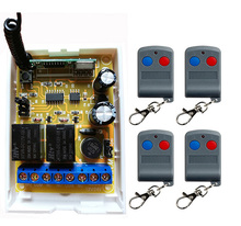 DC12V DC24V 2CH RF переключатель системы дистанционного управления передатчик + приемник 2ch реле умный дом z-wave/лампа/окно/гаражные двери 2024 - купить недорого