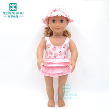 Doll clothes 15 style fashionable swimwear, diving suits, bikinis for 45cm american doll and new born doll accessories 2024 - buy cheap