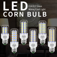 GU10 Светодиодная лампа E14 светодиодные лампы E27 энергосберегающая кукурузная лампа 5 Вт 7 Вт 9 Вт 12 Вт 15 Вт 20 Вт B22 Светодиодная свеча лампа 220В люстра для дома 2024 - купить недорого