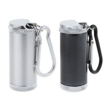 Mini cinzeiro portátil de metal 40g, chaveiro de bolso para viagem, cigarro, fumo para caminhadas, camping, acessório ao ar livre w20 2024 - compre barato