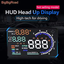 BigBigRoad Car HUD Head Up Display Windscreen Projector OBD2  Interface For Honda Inspire Spirior Avancier crider UR-V URV crv 2024 - buy cheap