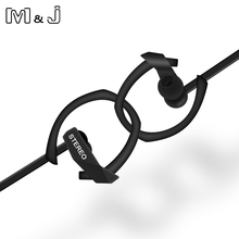 M&J M05 3.5mm Super Bass Wired Sport Headphone Stereo Running Headsets With Microphone For PC Iphone Samsung Xiaomi 2024 - buy cheap