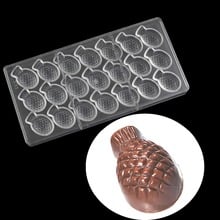 DIY fruit candy mold pineapple shape Polycarbonate Chocolate Mold confectionery inventory Creative pastry baking tools for cakes 2024 - buy cheap