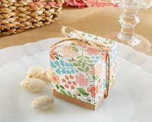 (50 Pieces/Lot) Wedding candy box of Vintage Floral Favor Box for Wedding decoration gift box and Flower Bridal shower Gifts 2024 - buy cheap