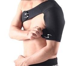 Adjustable Elastic Shoulder Support Brace Basketball Arm Sleeve Men Safety Sports Injury Guard Posture Corrector Back Protector 2024 - buy cheap