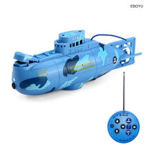 EBOYU Create Toys 3311 RC Submarine 6CH Speed Radio Remote Control Submarine Electric Mini RC Boat Kids Children Gift Toy 2024 - buy cheap