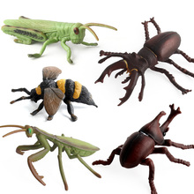 Simulation Insect Figure Collectible Toys Solid  Insect Animal Action Figures Kids Animal Soft Rubber Toys 2024 - buy cheap