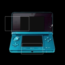 Новая промоакция, прозрачная верхняя и нижняя Защитная пленка для ЖК-экрана для Nintendo для 3DS XL LL 2024 - купить недорого