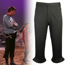 Disfraz de estrella de la serie Original de Trek, pantalones de uniforme de Flota Estelar para hombres, pantalones de Kirk Spock para fiesta de Halloween, Pr 2024 - compra barato