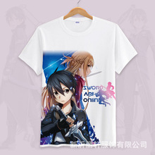 Sword Art Online T Shirt Anime SAO Summer Fashion Tee Tops Boys Girls Print Clothes Cartoon T-shirt 2024 - buy cheap