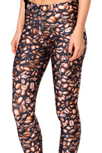 Moda feminina fitting leggings galaxy pintado amêndoa nozes calças altas elásticas frete grátis lgs3266 2024 - compre barato