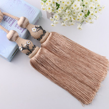 2Pcs 4 Balls Curtain Tiebacks Curtains Tassels Bandages Brushes Curtain Accessories Tie Back Strap Buckle 2024 - buy cheap