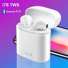 i7s TWS Bluetooth 5.0 Earphone Stereo Earbud Wireless Headphones With Charging Box Mic PK i9s i10s i11s i12s Dropshipping 2024 - buy cheap