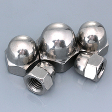 1pcs  M16 M18 M20 M22 M24  Stainless Steel Cap Nuts Decorative Cover Semicircle Acorn Nut 2024 - buy cheap