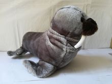 large 40cm dark gray cartoon walrus plush toy soft doll throw pillow toy ,birthday gift b2009 2024 - buy cheap