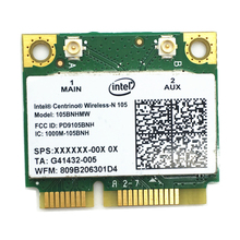 Для Intel Centrino Wireless-N 105 105BNHMW 802.11n Mini PCI Express Wi-Fi адаптер 802.11b/G/N 150 Мбит/с 2024 - купить недорого