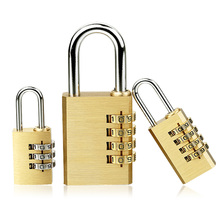High Quality Password Door Lock Solid Brass Cadeado Digital Combination Password Lock Gym Outdoor Locker Copper Stainless Steel 2024 - buy cheap