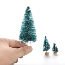 2PCS  NEW 3 Size Christmas Tree Decoration For Home Xmas A Small Pine Tree Placed In The Desktop Mini Christmas Tree 2024 - buy cheap