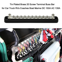 4 Studs Terminal #10-32 Screw BussBar for Car Truck RVs Coaches Boat Marine 100A AC/DC Car Accessories 2024 - buy cheap