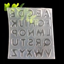 26 English Letters Alphabet Resin Casting Mold Silicone Mold Jewelry Making Tool 2024 - buy cheap