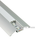 10 x 2M Sets/Lot Bow shape led aluminum extrusion housing and flat led profile for wall recessed or ceiling lights 2024 - buy cheap