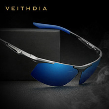 VEITHDIA-gafas de sol polarizadas para hombre, sin lentes de sol masculinas montura de aluminio, de marca de verano, VT6562 2024 - compra barato