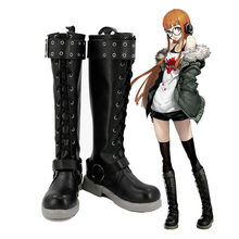 Anime Persona 5 Shoes Futaba Sakura Cosplay Boots Custom made 2024 - buy cheap