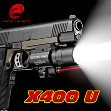Element X400-linterna de riel Picatinny para pistola, arma táctica ULTRA LED, brazos de caza, lámpara Arsoft 2024 - compra barato