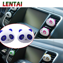 Lentai-1 par de perfume e saída de ar para carro, estilo panda, mercedes benz w203, w204, w211, volvo s60, xc90, xc60, s80, subaru forester, xv 2024 - compre barato