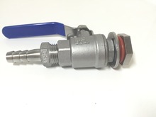 Sem solda chaleira válvula Kit w / 1/2 " barb, Válvula de esfera ss304, 1/2 " npt, Atacado e varejo 2024 - compre barato