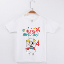 2019 Kids Clothes Children T-shirt For Birthday Cotton Boys T Shirts Cute Sheep printing Girl Tops Clothing Child Boy Tshirt 2024 - buy cheap