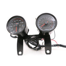 Universal Motorcycle Retro Speedometer Odometer Tachometer Gauge Motorbike Speed Meter Tacho Gauge for Harley Yamaha Honda DC12V 2024 - buy cheap
