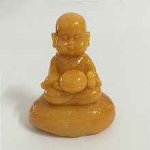 Cute Small Monk Statue Figurines Chinese Meditation Buddha Statues Sculpture Man-made Jade Stone Ornaments For Home Decoration 2024 - buy cheap