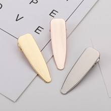 2019 New Design Hair Accessories 1PC Korea Hollow Geometric Waterdrop Hair Clips Vintage Handmade Wood Hairpins Barrettes 2024 - buy cheap