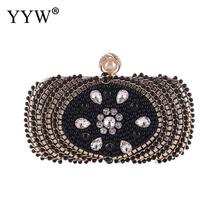 Elegant Women Clutch Bag High Quality Rhinestone handbag For Women 2019 Crystal Purse Female Vintage Clutches Wedding party 2024 - buy cheap