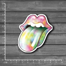 Rolling Stones psychedelic lips Stationery Suitcase Sticker Decor For Ablum Scrapbooking Laptop Notebook Sticker[Single] 2024 - buy cheap