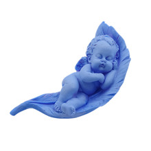 Molde de silicona 3D para jabón de bebé, diseño de dormir para jabón de pastel, artesanía de resina de Chocolate, molde de aromaterapia 2024 - compra barato