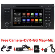 In Stock Android 7.1 Car DVD GPS for BMW E39 android E53 X5 with Wifi 3G 1024X600 Bluetooth Radio RDS USB SD Free camera+DVR map 2024 - buy cheap
