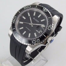 Fashional 40mm Saphire Glass Self Winding Men's Watch Black Dial  21 jewels MIYOTA 8215 Automatic Men Timewatch 2024 - buy cheap