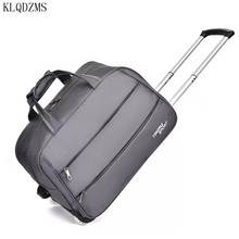 KLQDZMS Large-capacity outdoor trolley bag waterproof Oxford cloth 20/24inch rolling luggage fashion travel suitcase on wheel 2024 - compre barato