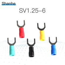 SV1.25-6 Terminal Cold pressed terminals Cable Wire Connector spade crimp spade terminal connector 2024 - buy cheap