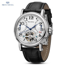 China Famous Brand Sea Gull Men's Watch Sea-Gull Mens Watches Reloj Hombre Silver Montre Homme Automatic Winding Watch 2024 - buy cheap