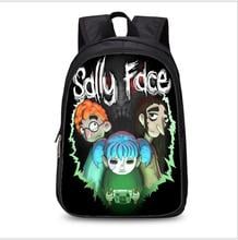 Sally Face Accessories harajuku bag Funny Backpack Anime Kpop Idol mochila Hip Hop Teenager School bag cool bags 2024 - buy cheap