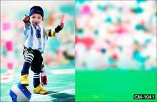 5*6.5ft colorful mist background football filed green glass floor photo backdrops for kids vinyl background baby photo props 2024 - buy cheap