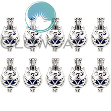 10X K809 Owl Design Beads Cage Locket Pendant Aroma Perfume Fragrance Essential Oil Diffuser Locket Jewelry 2024 - buy cheap