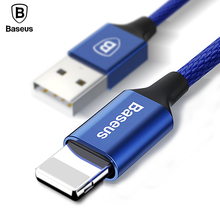 Baseus-Cable USB de carga para móvil, Cable de carga para iPhone X, 8, 7 Plus, 5, 6, 6s, iPad 2024 - compra barato