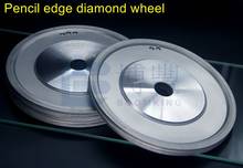 Pencil edge diamond wheels 150/175*22*PE2/PE3/PE4/PE5 grit 180/240# for glass pencil machine,bottom edge of bevelling machine. 2024 - buy cheap
