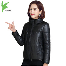 Winter jackets women Genuine Leather Down jacket short parkas Stand collar Plus size female Thicken sheepskin coat Down jackets 2024 - buy cheap